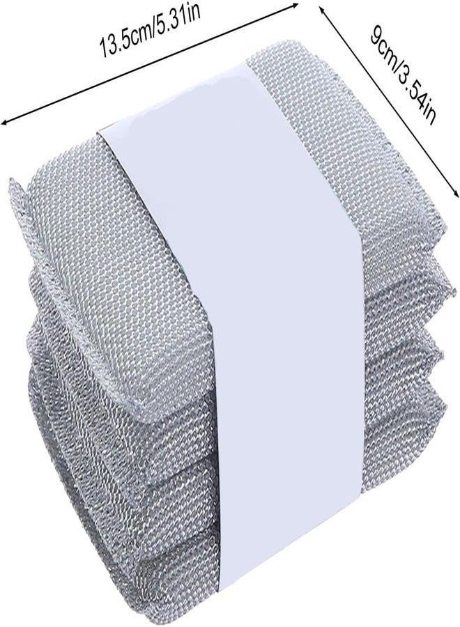 STARFLYER Non-Scratch Dish Wash Cloth, Steel Wire Dish Cloth, Wire Dishwashing Rags Stainless Steel Scrubber Non-Scratch Wire Dishcloth for Washing Dishes Sinks Counters (Pack of 4) - Image 2